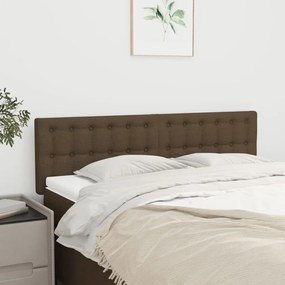 Testiere 2 Pz Marrone Scuro 72x5x78/88 Cm İn Tessuto /