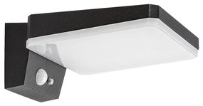 Rabalux 77078 - Lampada solare da parete LASSET LED 4,4W 3,7V IP54 nera