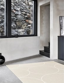 Passatoia da interno/esterno color crema 70x300 cm Boo Linen – Pappelina