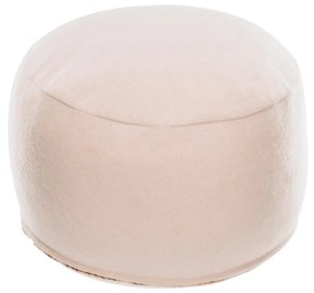 Kave Home - Pouf rotondo Flaminia rosa Ø 45 cm