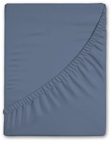 Lenzuolo con angoli blu in flanella 140x200 cm – Good Morning