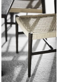 Sedie da pranzo in marrone scuro-naturale in set di 2 pezzi Harlan - Rowico