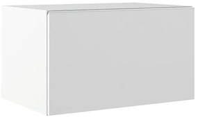 Mobile da bagno sospeso sotto lavabo L 60 x H 35 x P 45 cm bianco laccato opaco, 1 cassetto VISOBATH element