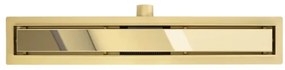 REA-G2562 - Canalina di scarico NEOX 70 cm in acciaio inox/dorato