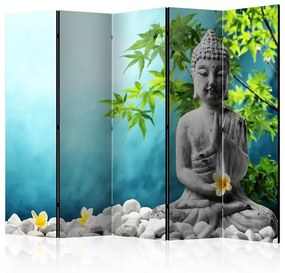 Paravento  Buddha: Beauty of Meditation II [Room Dividers]  Colore ---, Dimensioni e Misure 225x172