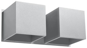 Sollux SL.0658 - Applique QUAD 2xG9/40W/230V grigio