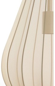 Lampadario beige con paralume in tessuto Itela – Light &amp; Living