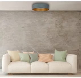 Brilagi - Plafoniera LED VELVET STAR LED/24W/230V d. 40 cm  menta/oro