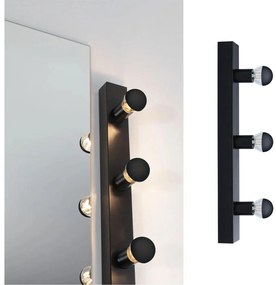 Paulmann 80097 - 3xE14/40W IP44 Lampada per specchio da bagno REGULA 230V nero