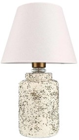 Lampada da tavolo RAMZES 1xE27/40W/230V bianco/beige