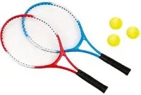 Set 2 Racchette da Tennis 59 cm con 3 Palline e Borsa da Trasposto