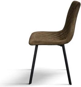 AULENA - sedia di design moderno in velluto