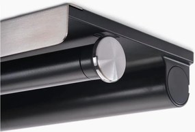 Portarotolo da cucina da parete da parete argentato in plastica RollGrip – Joseph Joseph