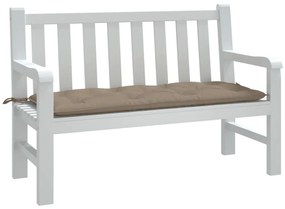 Cuscino Per Panca Tortora 120x50x7 Cm İn Tessuto Oxford /