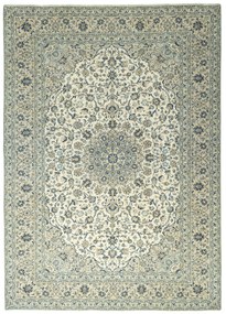 Kashan Tappeto 410 x 290 Beige (Iran) Annodato A Mano