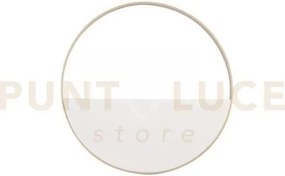 Plafoniera led alba circolare bianca e oro 6w 900lm cct3000k 4000k ...