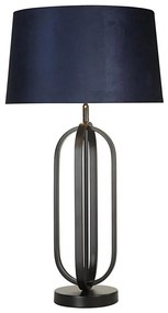 Searchlight EU91101AZ - Lampada da tavolo CHIC 1xE27/60W/230V blu