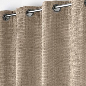Tenda marrone chiaro in ciniglia 140x260 cm Leo – douceur d'intérieur
