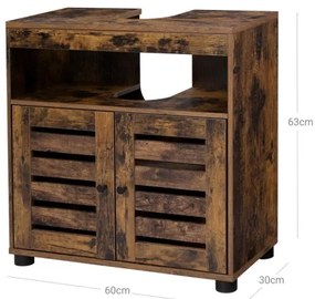 Mobile da bagno RENE marrone