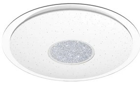 Plafoniera LED Vizzini Ø 40 cm bianco IP21 cct da bianco caldo a bianco freddo con regolazione di temperatura, 3200 lumen INSPIRE
