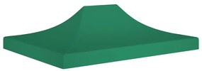 Tetto Per Tendone Per Feste 4,5x3 M Verde 270 G/m² /