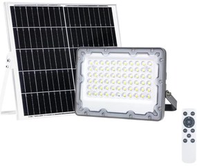 Riflettore LED with a solar panel FOCUS 60W/10000 mAh 3,2V 6000K IP65 + T