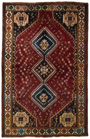 Shiraz Tappeto 240 x 160 Rosso (Iran) Annodato A Mano