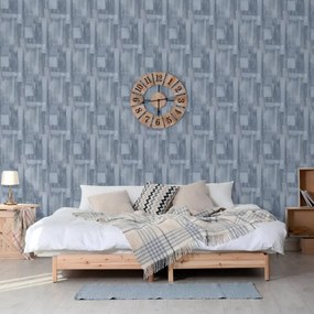 Carta Da Parati Wood İn Grigio /