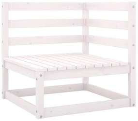 Set divani da giardino 5 pz con cuscini legno massello di pino