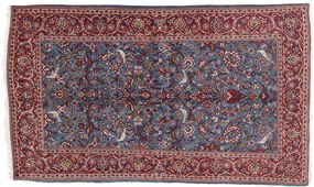 Kashan Tappeto persiano 130x210 Rosa (Iran) Annodato A Mano