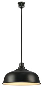 Lampada a sospensione nera con paralume in metallo 50x50 cm Port - Markslöjd
