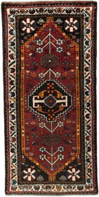 Shiraz Tappeto persiano 150x70 Rosso (Iran) Annodato A Mano