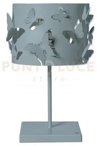 Lampade da tavolo moderna farfallosa verde marino in ferro 20x20x37...