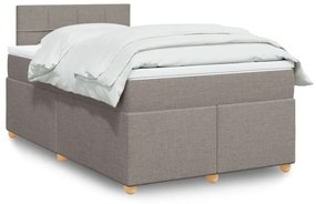 Giroletto A Molle Con Materasso Tortora 120x200 Cm İn Tessuto /