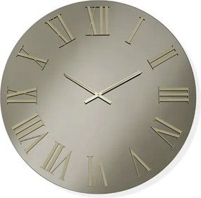 Orologio rotondo D80 cm in cristallo Bronzo e numeri Oro - TIWAR