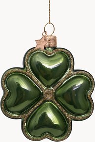 Addobbo di Natale in vetro soffiato Clover