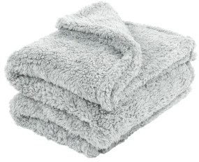 Coperta di peluche grigia, 130 x 170 cm Teddy - Tiseco Home Studio