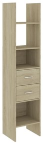 Libreria rovere sonoma 40x35x180 cm in truciolato