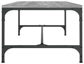 Tavolino da Salotto Grigio Sonoma 80x50x35 cm Legno Multistrato