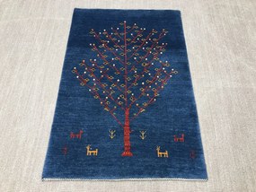 Gashguli Tappeto persiano 150 x 100 Blu (Iran) Annodato A Mano