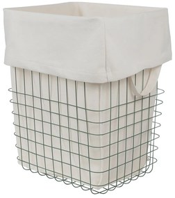 Cesto portabiancheria verde in metallo 64 l Store-It - Mette Ditmer Denmark