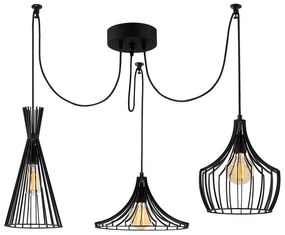 Lampadario nero Mezopotamya – Opviq lights