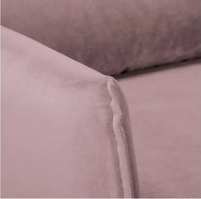 Poltrona lavanda con rivestimento in velluto Juli – Ropez