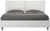 Letto Matrimoniale 160x190 cm con Rete Antea Egos Bianco