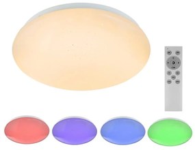 Globo 48363RGB - Plafoniera LED RGB dimmerabile ATREJU 1xLED/12W/230V + 1xLED/3W