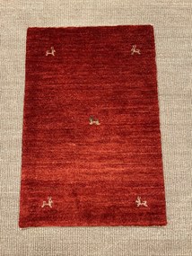 Gabbeh Tappeto 60 x 80 Rosso (Iran) Annodato A Mano