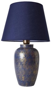 Lampada da tavolo RAMZES 1xE27/40W/230V blu