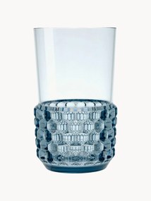 Bicchieri acqua con motivo strutturato Jellies 4 pz