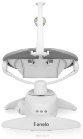 Lionelo - Dondolo per bambini con melodia IRIS Grey Concrete