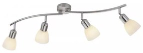 JUST LIGHT. 11954-55 - Faretto KARO 4xE14/40W/230V cromo opaco